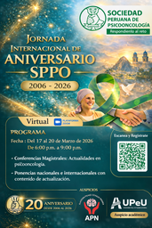 Jornada de Psicooncología 20 Aniversario SPPO